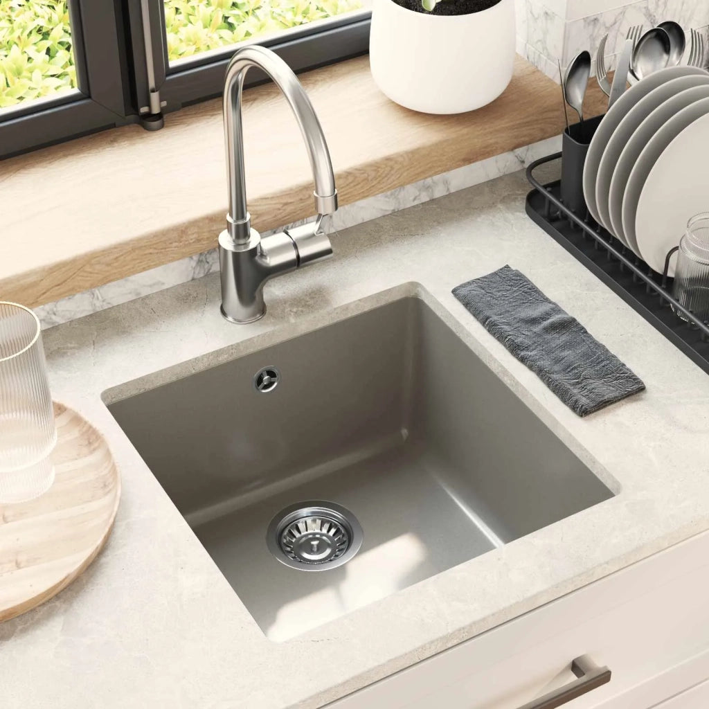 Lavello Grigio 430 x 460 mm 80% Quarzo e 20% Resina CFW2111123