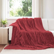 Coperta Rosso Bordeaux 270 x 240 cm Panno