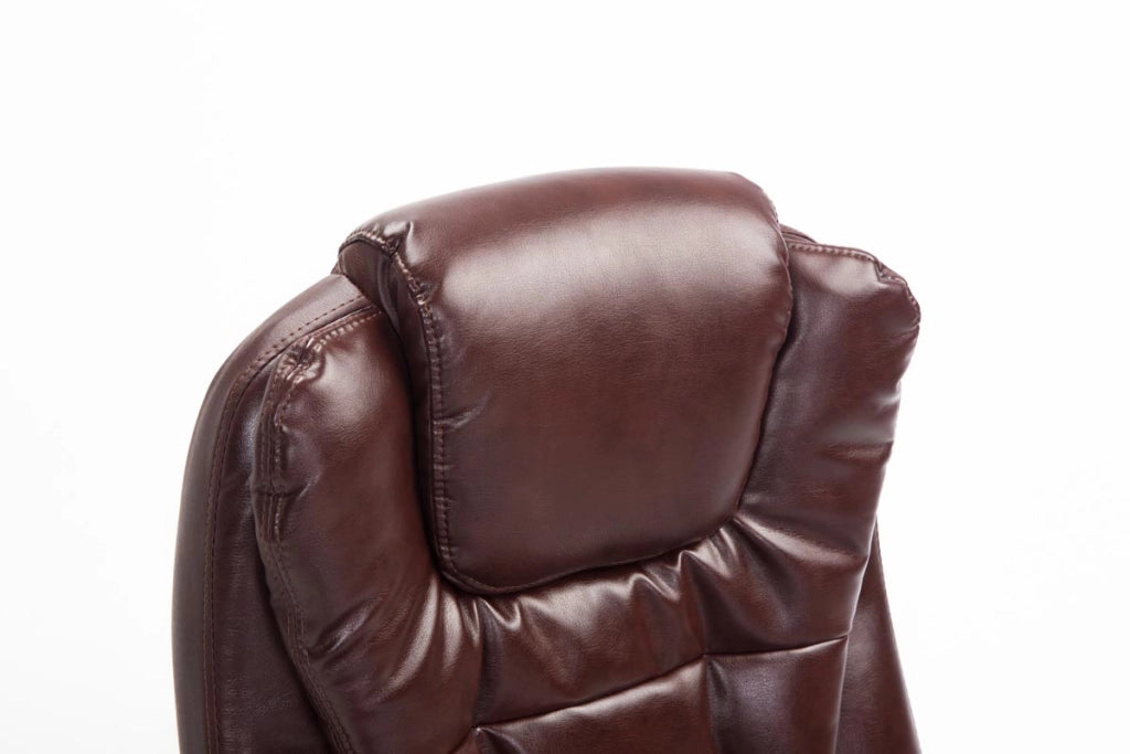 Sedia da ufficio Thor in similpelle bordeauxrot