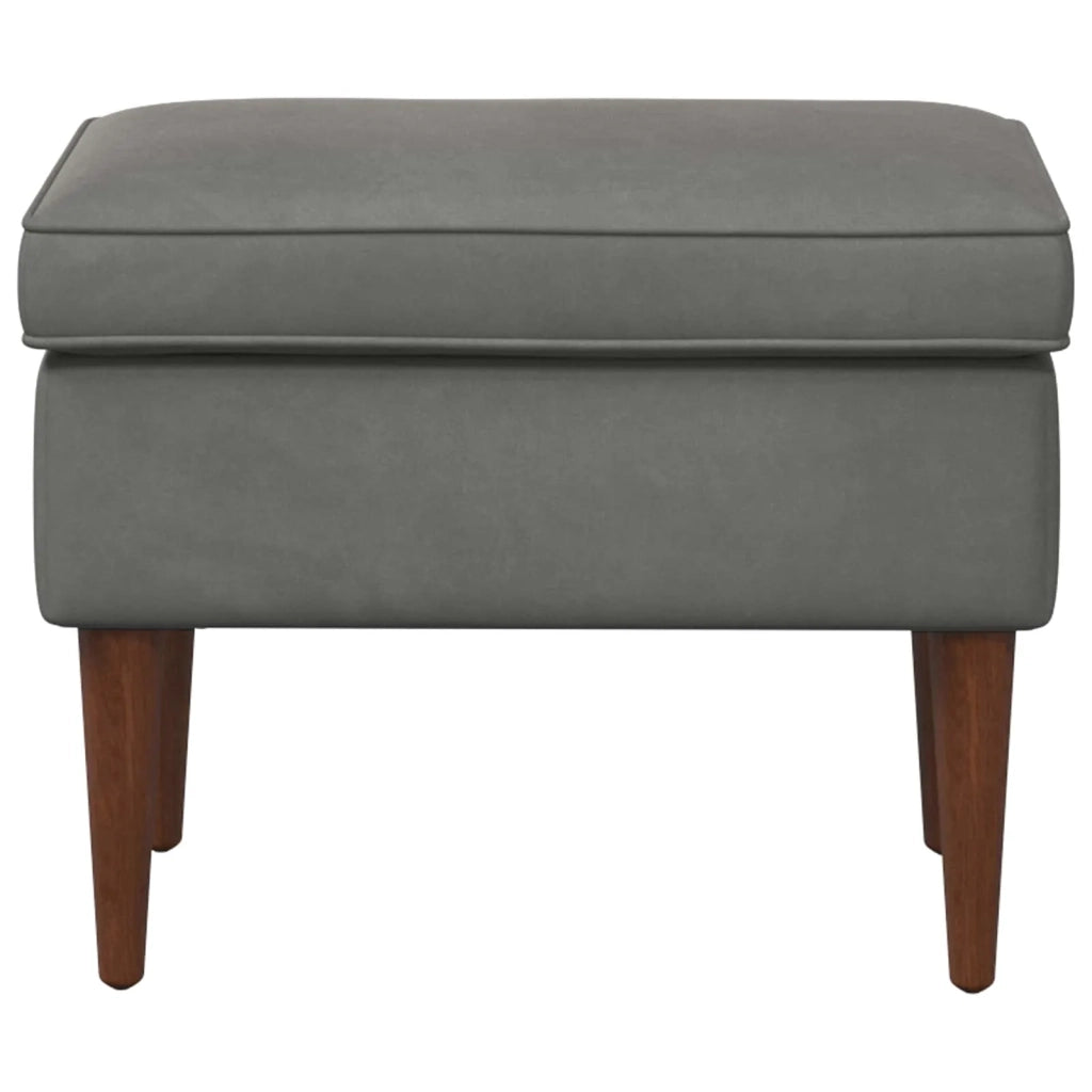 Poggiapiedi Grigio Scuro 55 x 35 x 41 cm Velluto