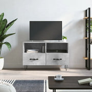 Mobile per TV Grigio Cemento 80x36x50 cm Legno Multistrato 828968