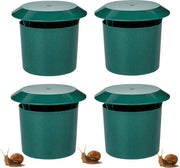 Vallo di conchiglie - 4 pezzi - Fattori di conchiglie - Cattura conchiglie - Cattura conchiglie per birra - Difesa anti conchiglie - Reutilizzabile - Protegge il giardino - Protezione delle piante - Difesa dalle conchiglie senza prodotti chimici