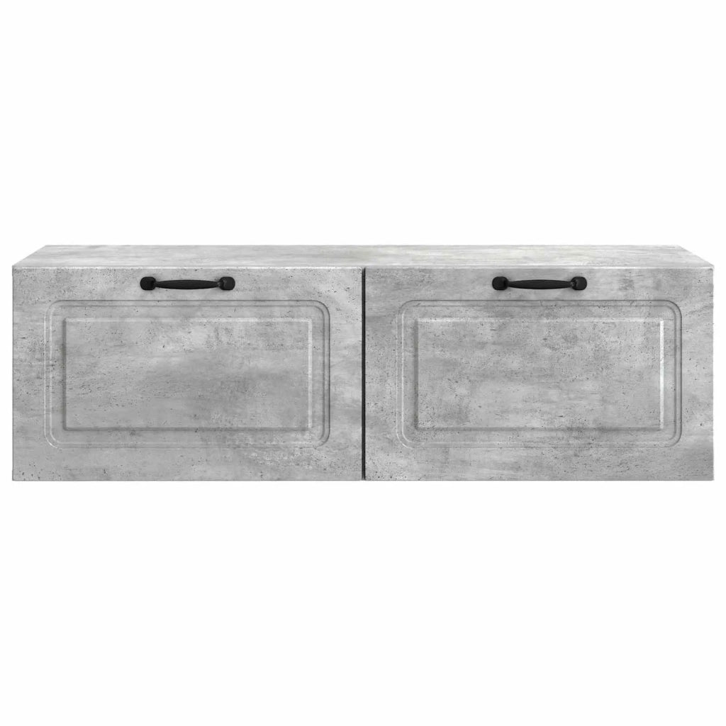 Mobile Porta TV da Muro Grigio Cemento 98 x 41 x 30 cm 899378