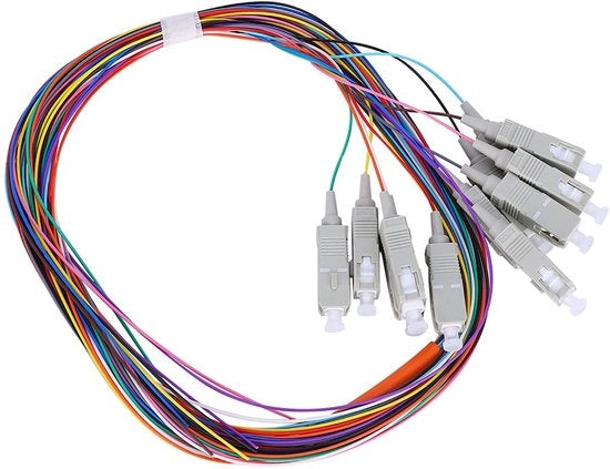 Cavo di collegamento multimodo in fibra ottica 12-adimensionale - SC/UPC - Plug-and-play - 1,2 m - Nivello di classe di trasporto - Per reti locali in fibra ottica