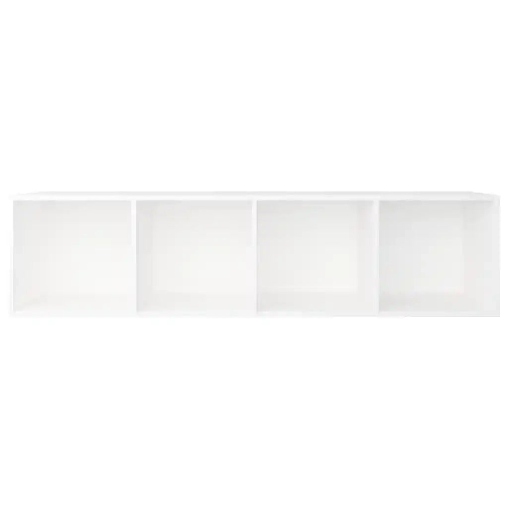 Libreria / Mobile TV Bianco 36x30x143 cm in Legno Multistrato