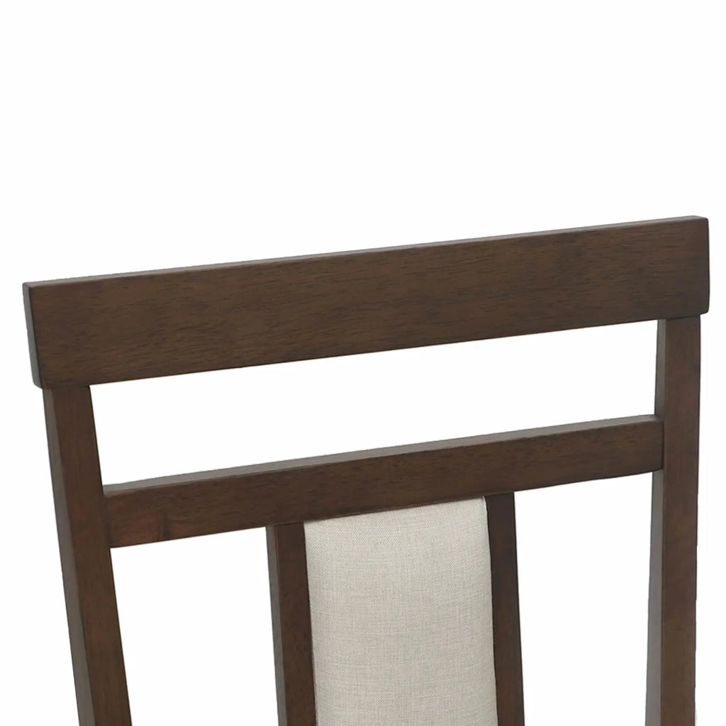 Sedia da pranzo 2 pcs Marrone chiaro e chiaro 42020501