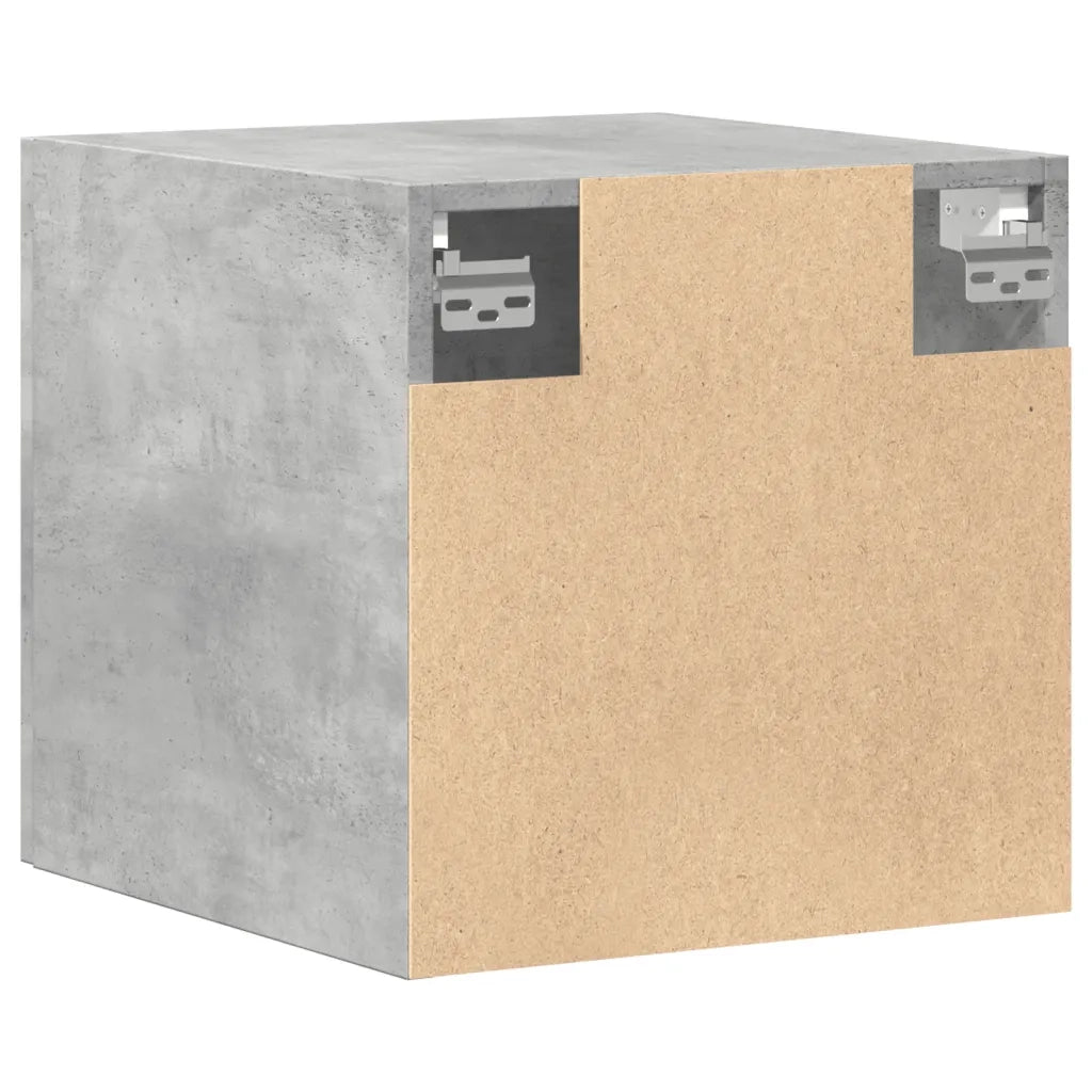 Armadietto a Muro | Mobile a Parete Grigio Cemento 40x42,5x40 cm Legno Multistrato