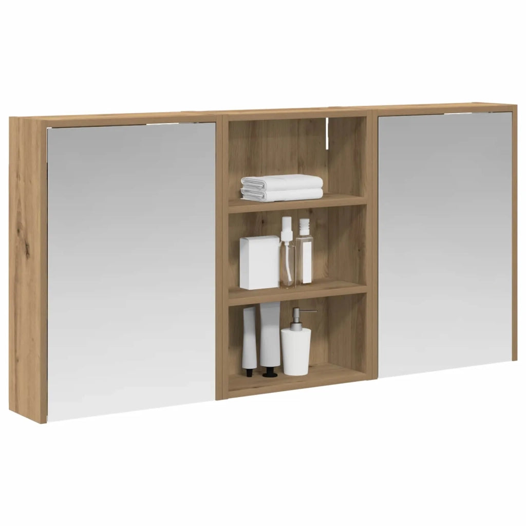 Set di Armadi da Bagno con lo scaffale 3 pcs 126 x 16 x 62.5 cm 3403831