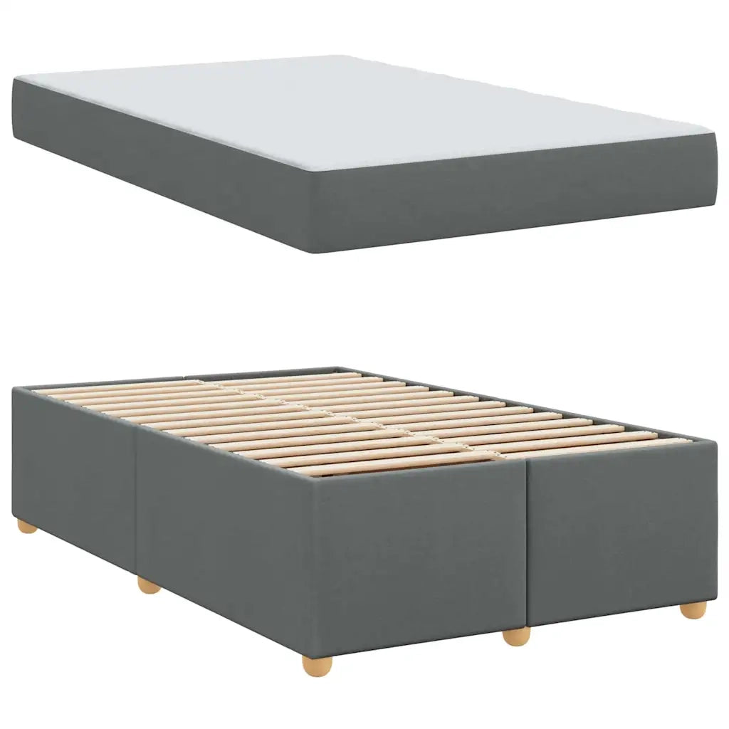 Struttura del letto Grigio scuro 120 x 190 cm Tessuto 3399343