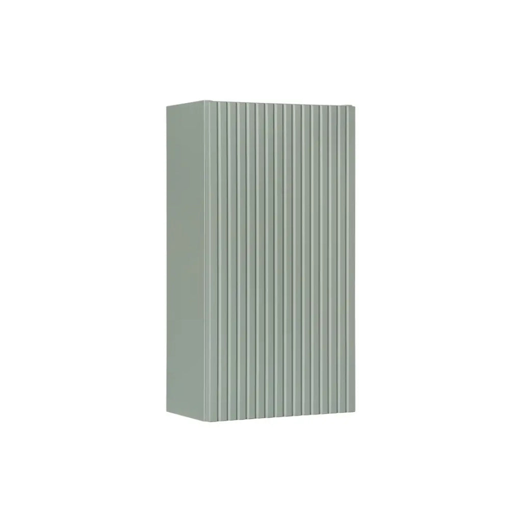Mobile da bagno ELVINA - 1 porta - Altezza 57 cm - Verde salvia pastello - Mobile sospeso