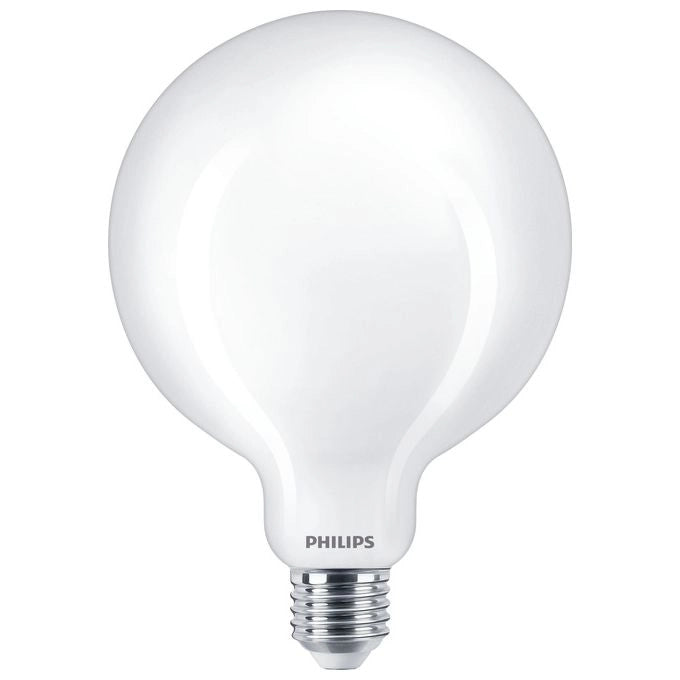 Philips 76475300 LED Classic Lampadina LED Globo G120 E27 8.5W 75W 1055 lm 2700K Luce Bianca Calda colore Bianco
