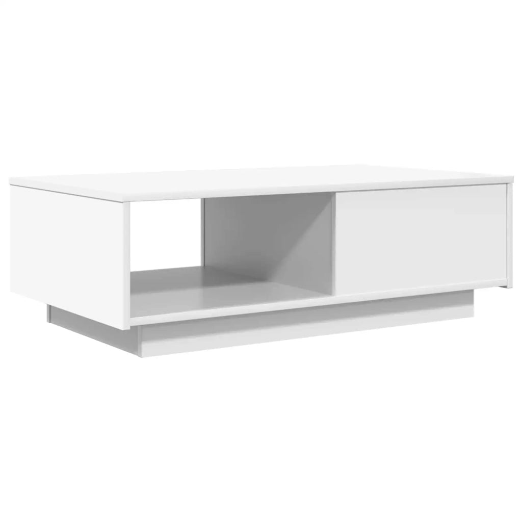 Tavolino da salotto | Tavolino da caff¨¨ | Tavolino da Soggiorno Bianco 95 x 55 x 31 cm Legno multistrato