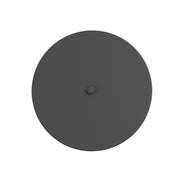 Lampada da parete Nemo in acciaio nero opaco