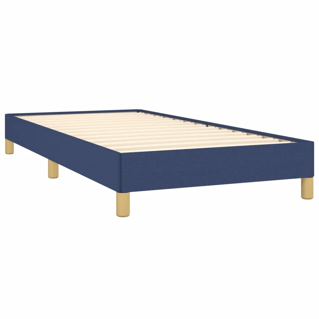 Giroletto senza Materasso Blu 80x200 cm in Tessuto