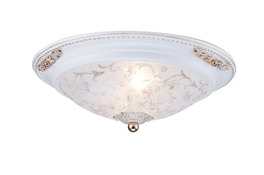 Plafoniera Ceiling & Wall in Metallo Diametrik Bianco con Oro