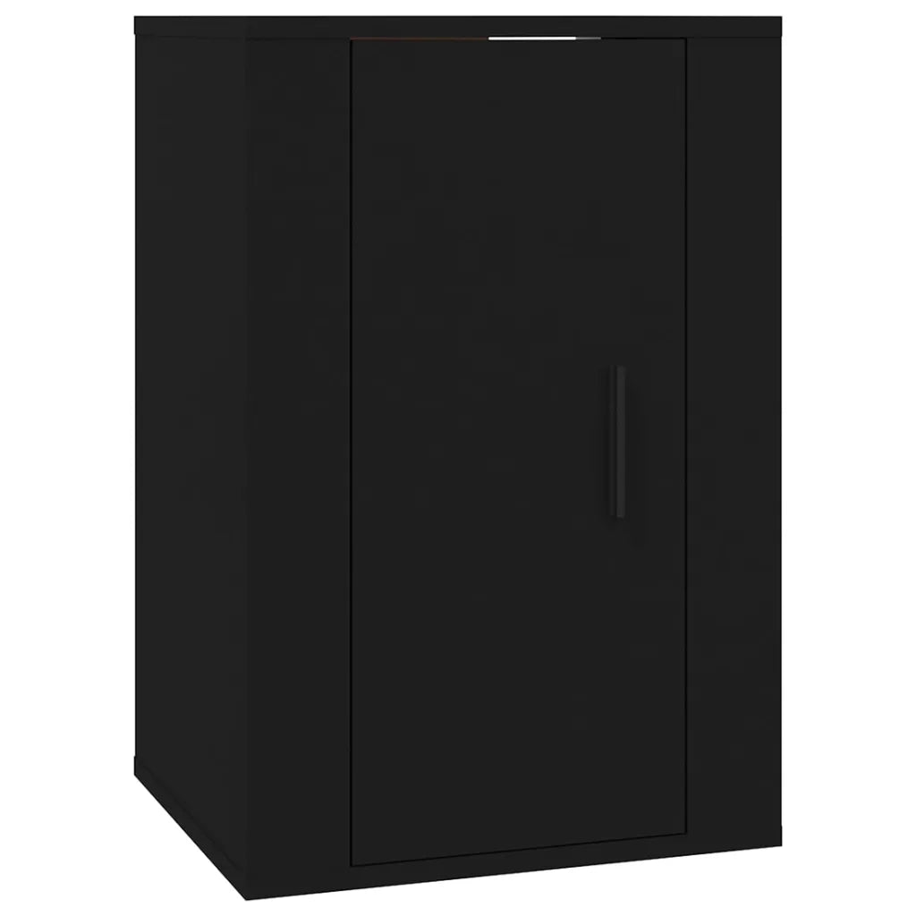 Mobili Porta TV a Parete 2 pz Nero 40x34,5x60 cm 816659
