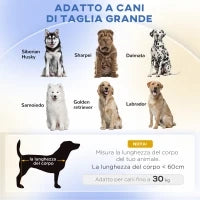 Divano per Cani di Taglia Grande con Cuscino Sfoderabile, in Poliestere e Legno, 98x67x25 cm, Grigio