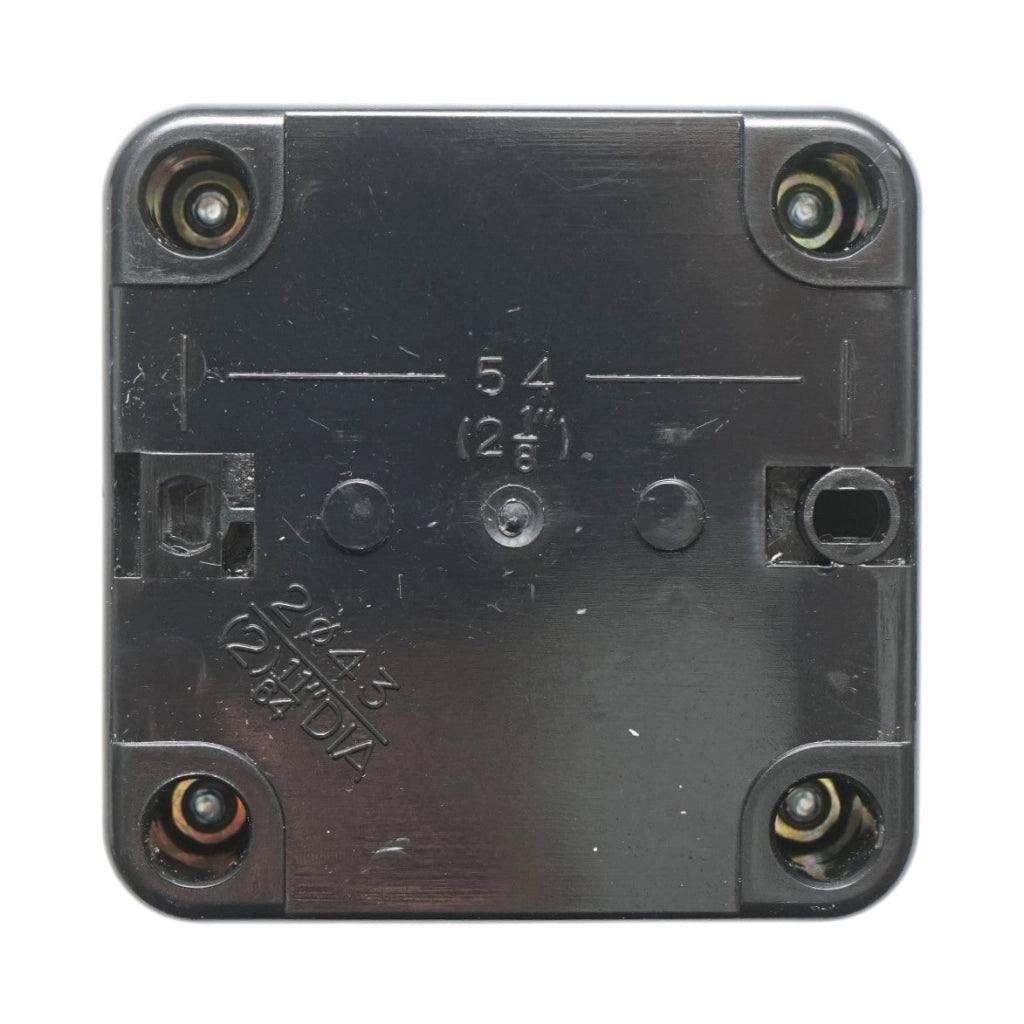 Pulsante di arresto di emergenza con alloggiamento a fungo rosso con ritorno 1NC 40mm Breckner Germany