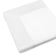Set Lenzuola Matrimoniali Sopra Sotto e Federe Balza in Raso Mitera Diamante Bianco