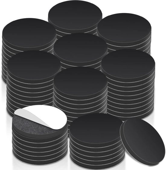 100 pezzi di piastre magnetiche autoadesive, 20 x 2 mm magneti, magneti autoadesivi forti, magneti forti per lavagne magnetiche, adesivi magnetici rotondi, pellicola magnetica autoadesiva per lavagna, adesivi magnetici per foto e altro