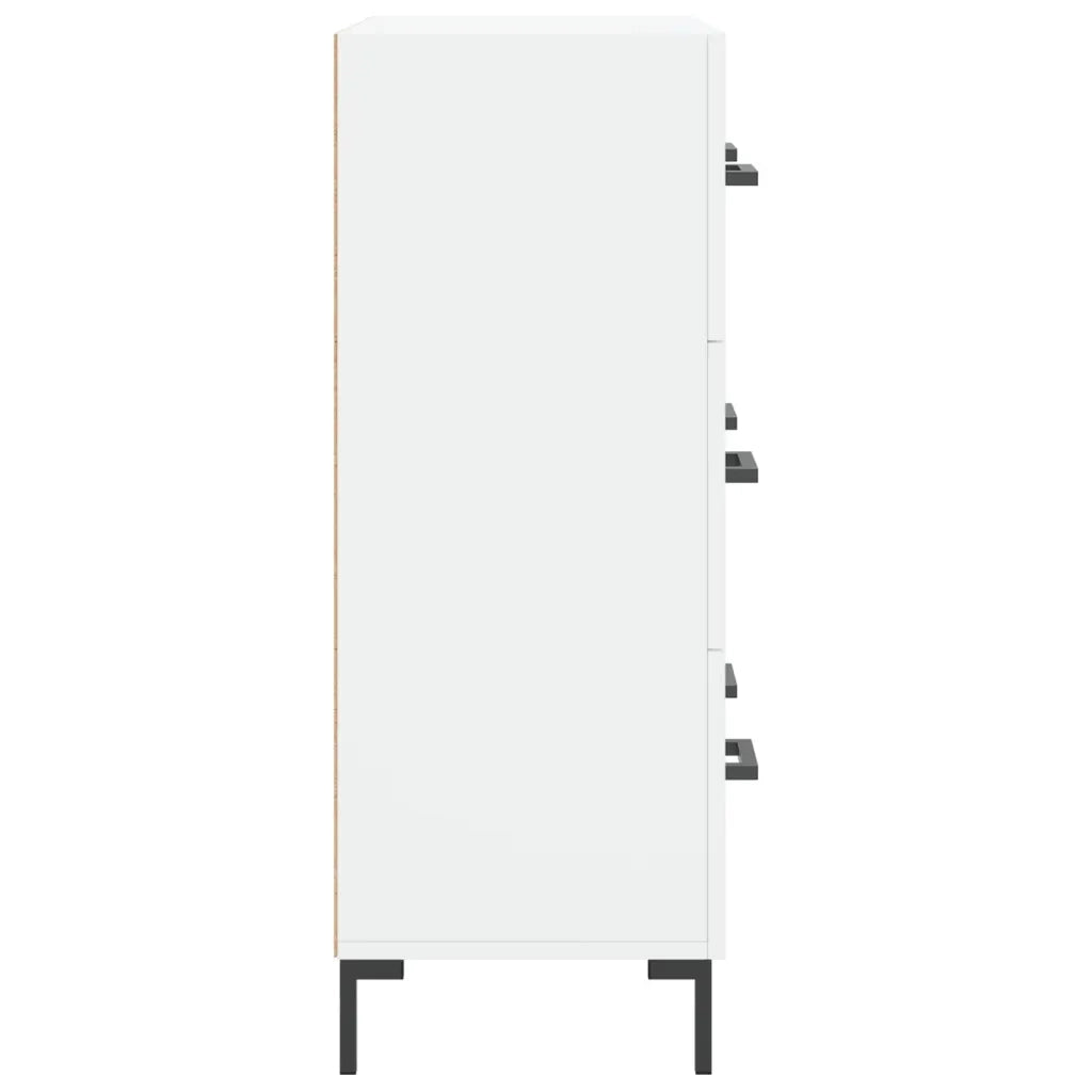 Credenza Bianca 69,5x34x90 cm in Legno Multistrato 827852