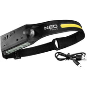 Topex 99-097 lampada frontale a a led 2 in 1 neo