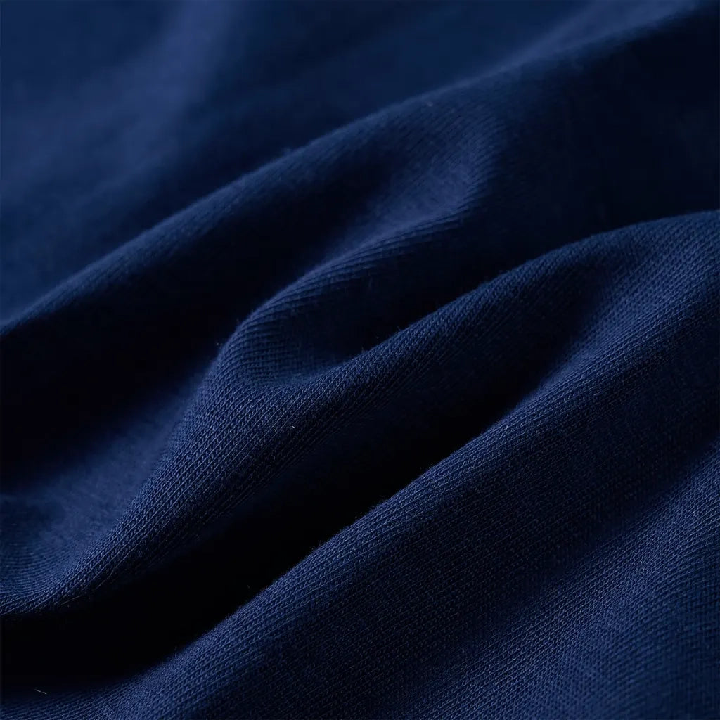 Maglietta Bambini Maniche Lunghe Blu Marino 116 13081