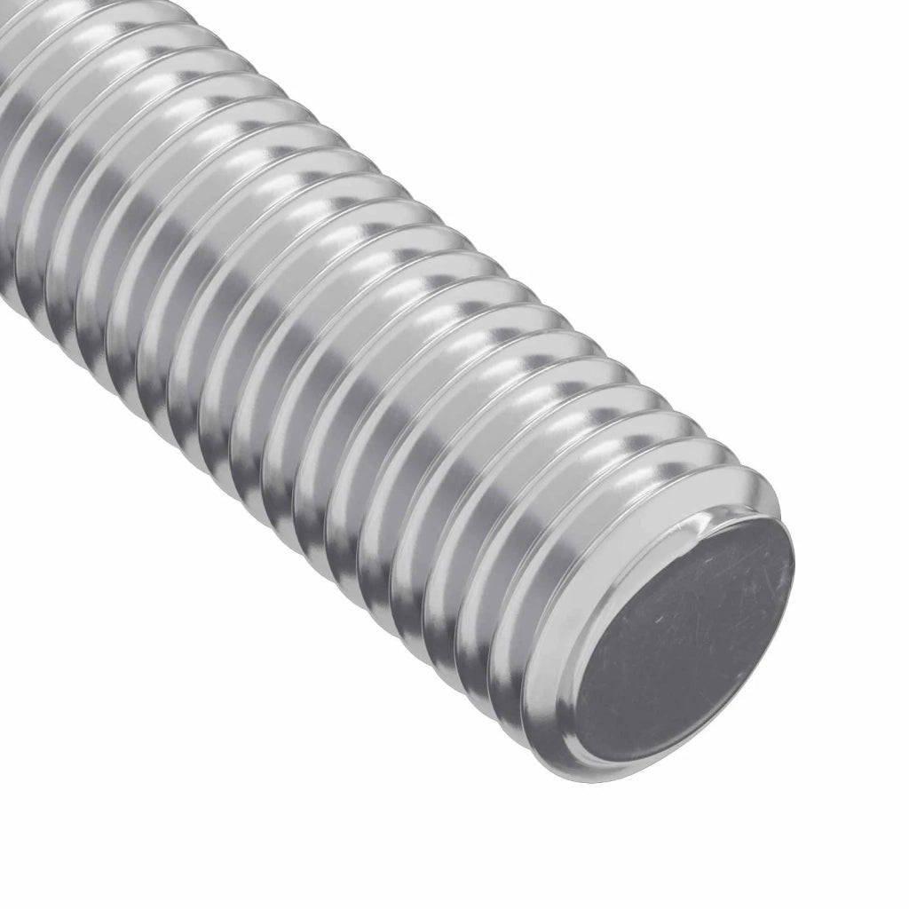 Asta Filettata 2 pz Argento 6 x 120 mm Acciaio CFW5268683