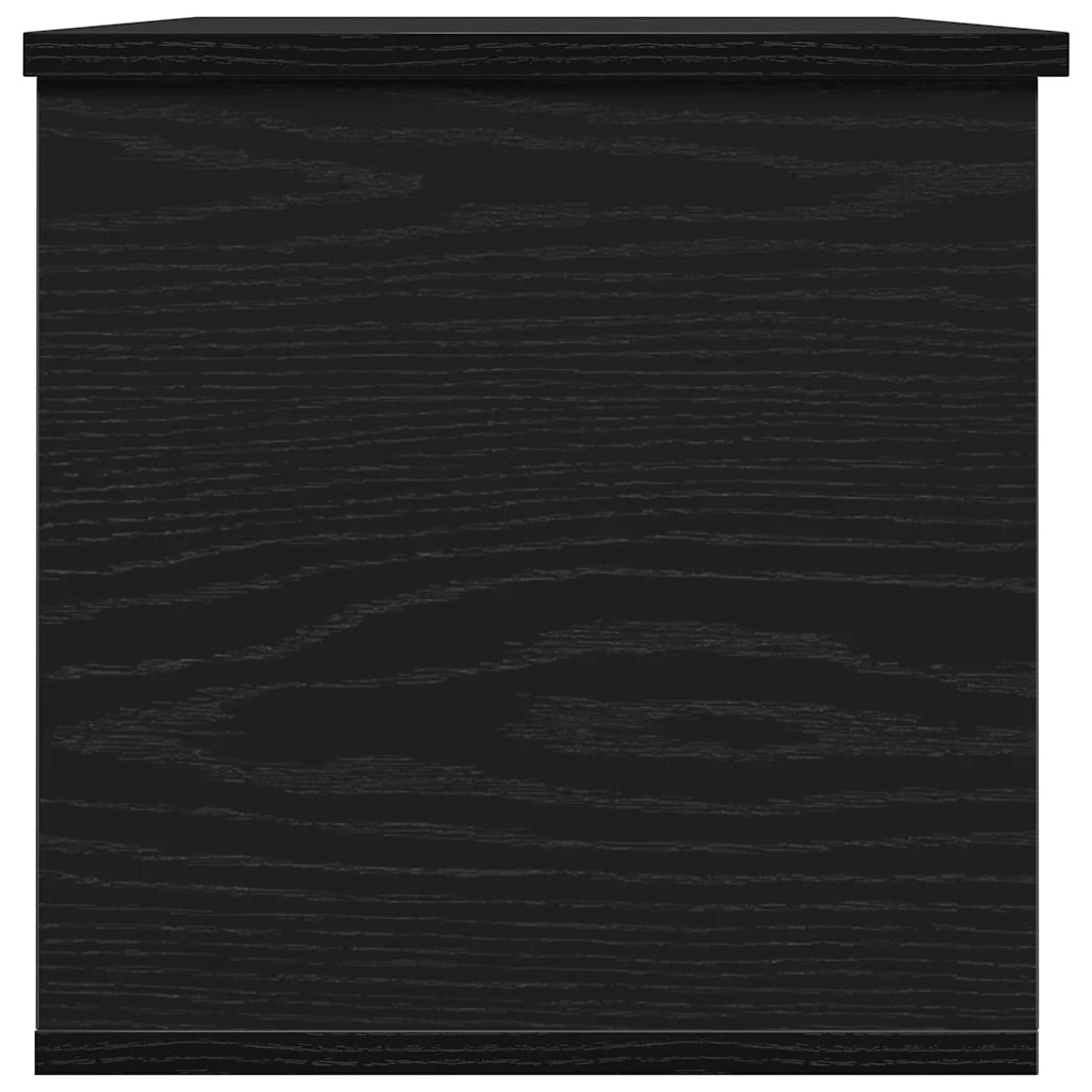 Scatola di Stoccaggio Rovere Nero 102 x 35 x 35 cm 868722