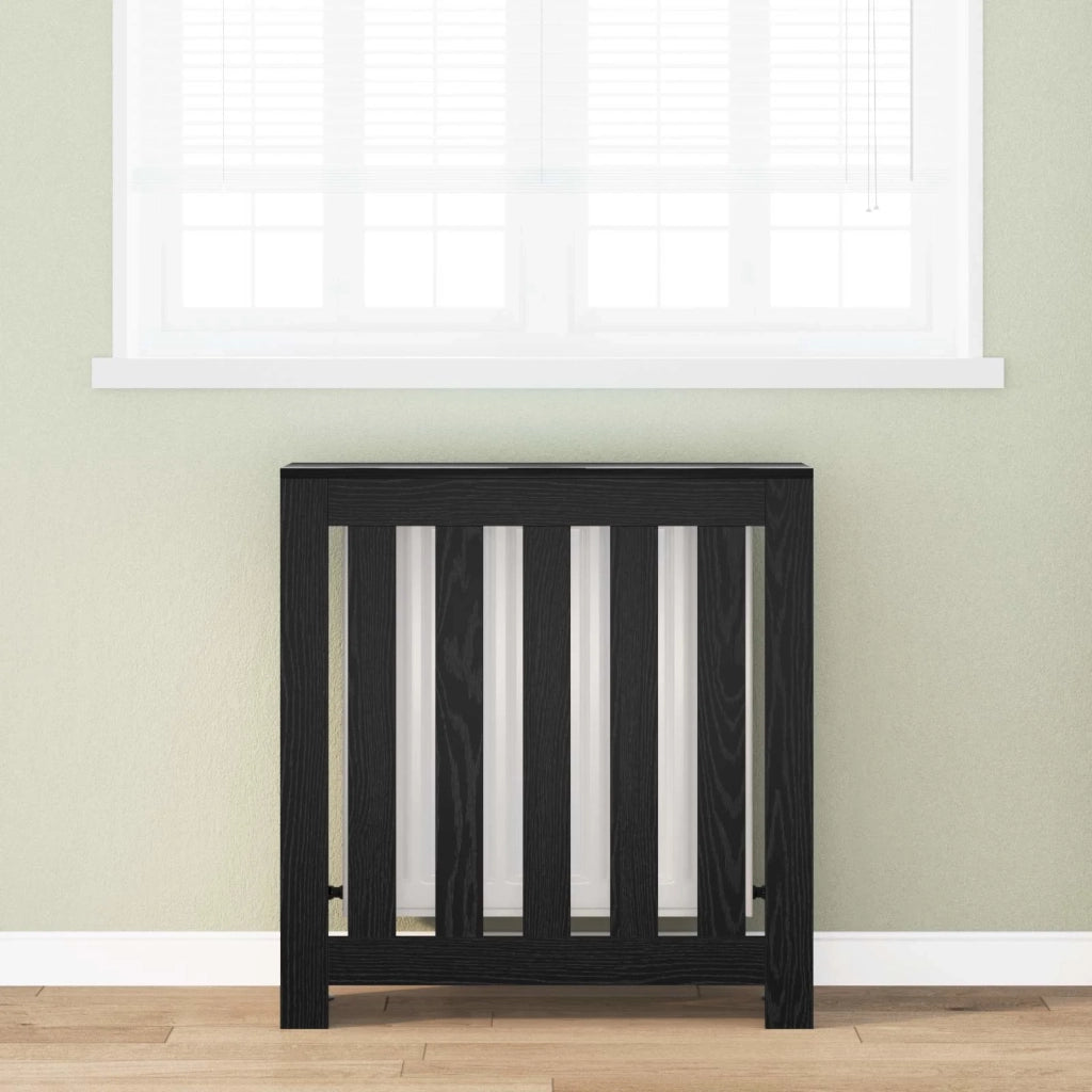 Copertura per radiatori Rovere Nero 78 x 20 x 82 cm 869223