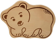 Plank da Sveglia per Bambini con Motivo di Orso Polare e Orso dell'Isola con Dimensioni di circa 24 x 17,5 x 1 cm