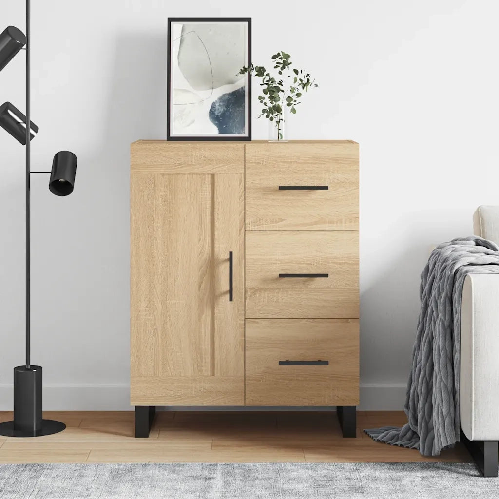 Credenza Rovere Sonoma 69,5x34x90 cm in Legno Multistrato 830287