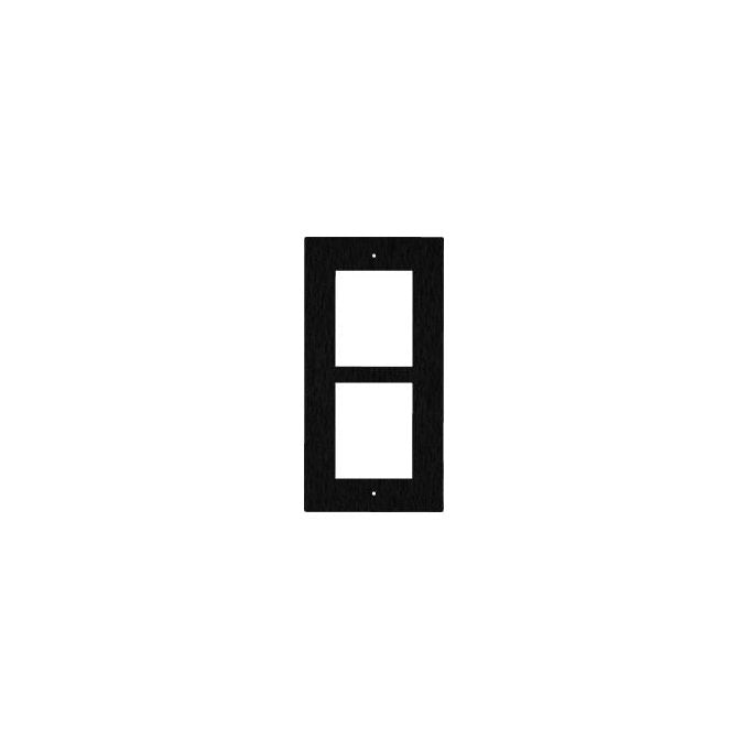 2N 9155012B Cornice per Installazione a Incasso 2 Moduli Videocitofono IP Verso LTE Verso colore Nero