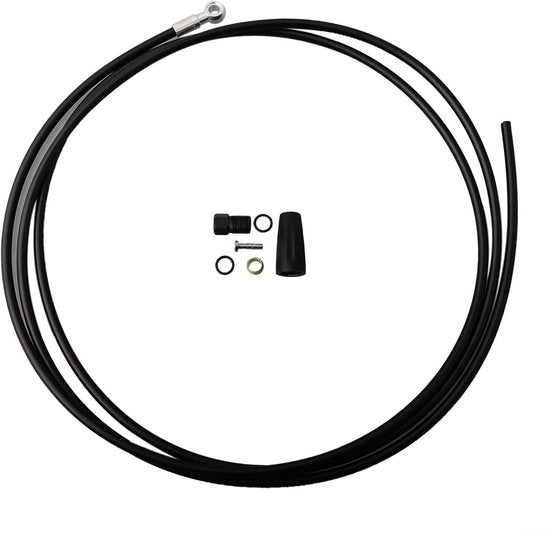 Impianto di frenata a cavo 2m - Sistema di frenata idraulica - Compatibile con XTR/SLX/XT - Incluso accessori di installazione - Installazione facile - Guida del freno