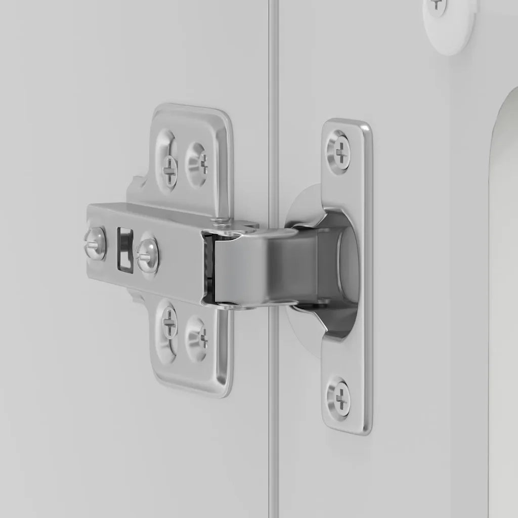 Pensile da Cucina con Porta in Vetro Kalmar Bianco Truciolato