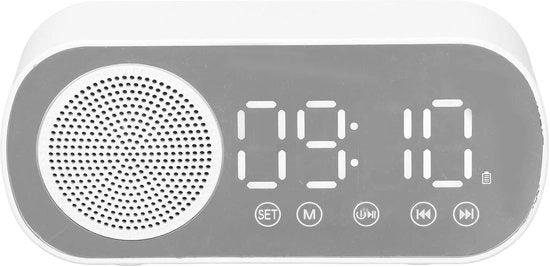 Altoparlante Bluetooth - con display LED specchio, radio, previsioni del tempo - due allarmi con volume alto - adatto per sonnambuli - bianco

Modello: 
Specifica tecnica: 
Codice prodotto:
