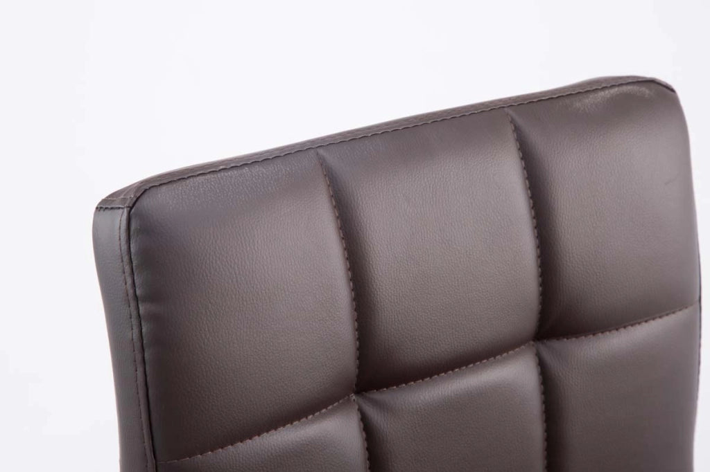 Set 2 Sedie Lounge Palma V2 in similpelle marrone