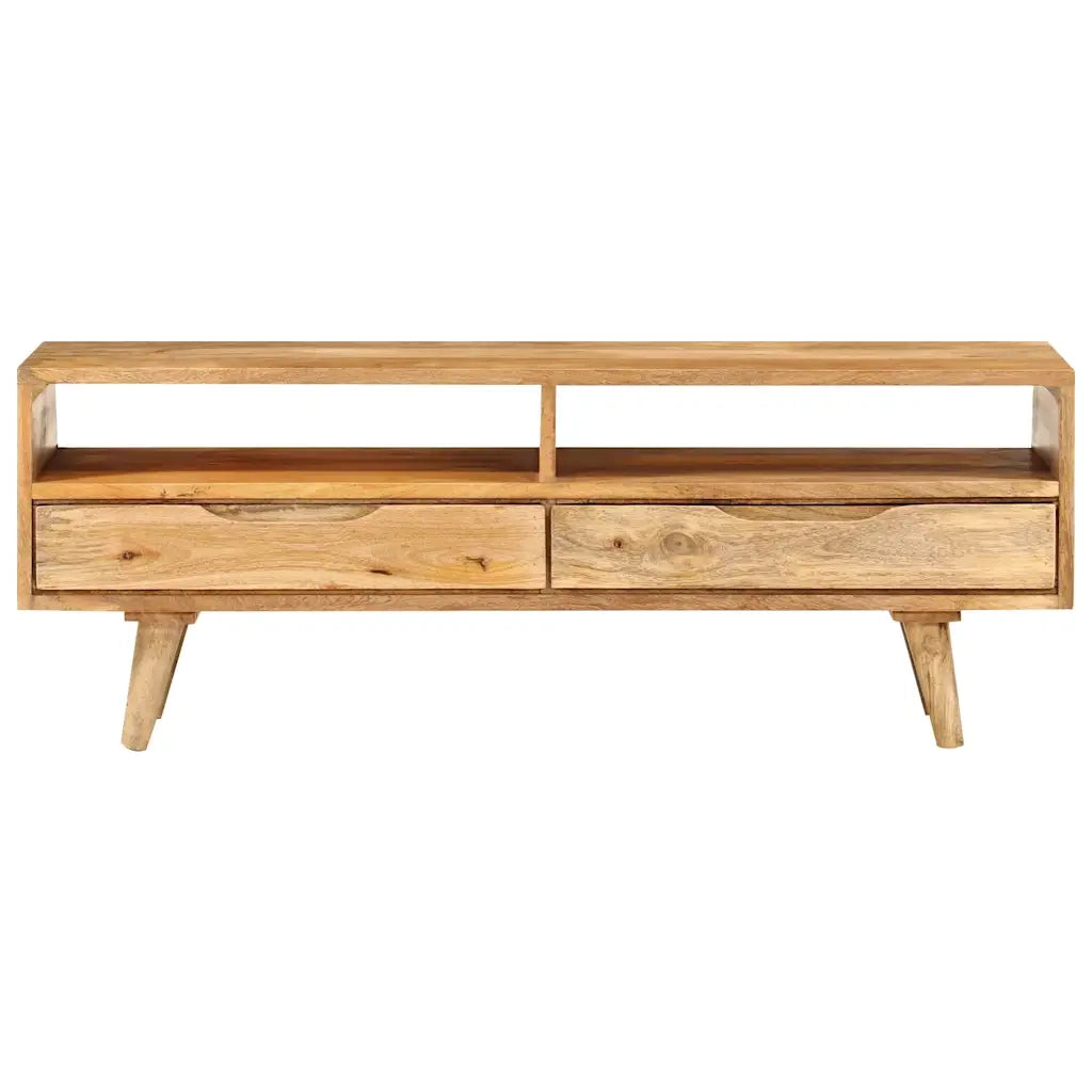 Mobile Porta TV 110x30x41 cm in Legno Massello di Mango