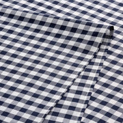 Tavolo quadrato con motivo gingham, impermeabile, 140x100cm