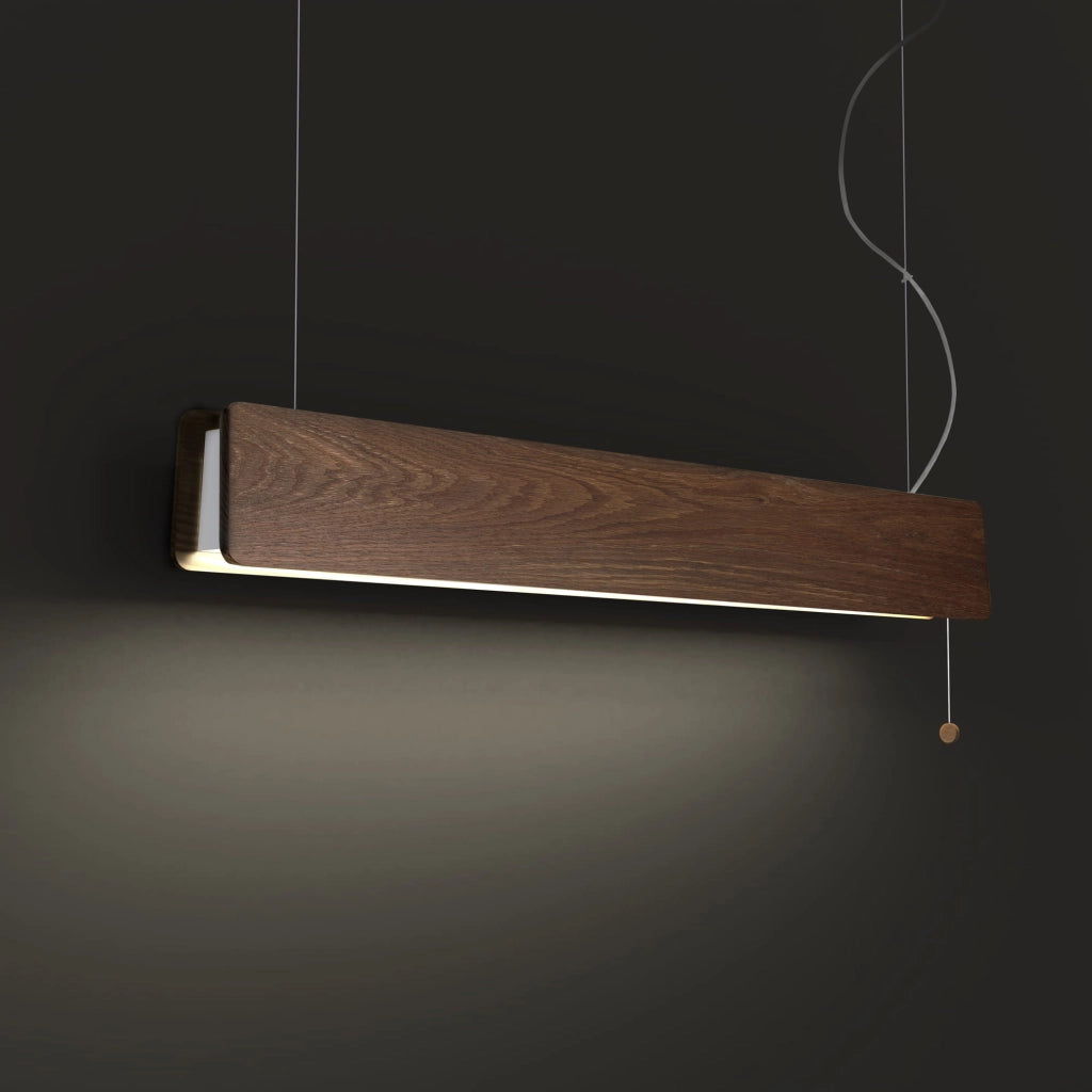 Lampada a sospensione Nowodvorski Oslo 7522 rovere/bianco