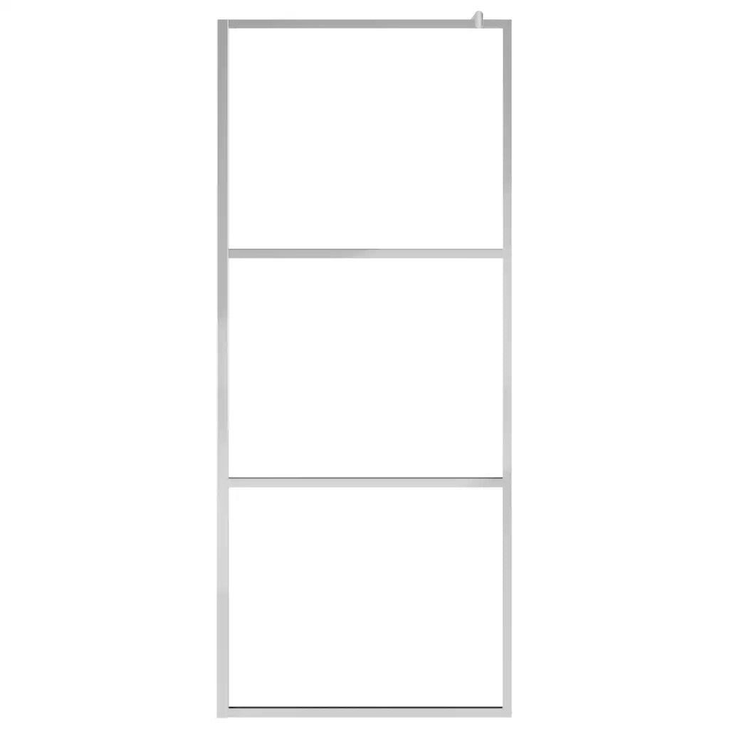 Parete per Doccia Walk-in in Vetro Smerigliato ESG 100x195 cm CFW6785040