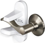 Serratura per porte sicura per bambini - Maniglie per porte - Adesivo VHB 3M - Serratura per porte sicure - Protezione per bambini - Protezione per animali domestici - Bianco. Blocco di serratura per porte
