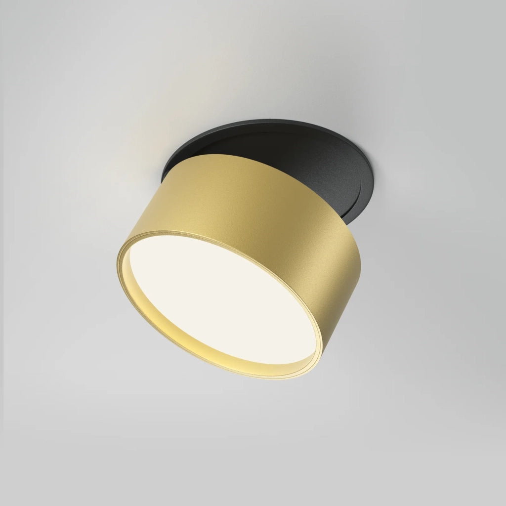Maytoni Faretto Onda 1 luce LED integrato nero alluminio
