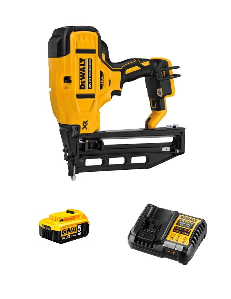 Chiodatrice DeWALT DCN662P1-SK (1 x 5,0 Ah + DCB1104)