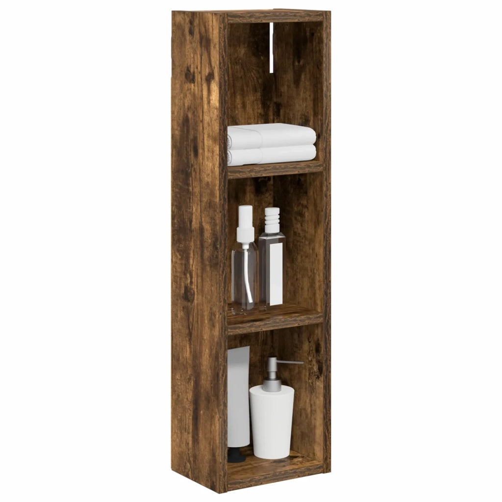 Armadio da bagno a muro Quercia Affumicata 20 x 14 x 70 cm 889299