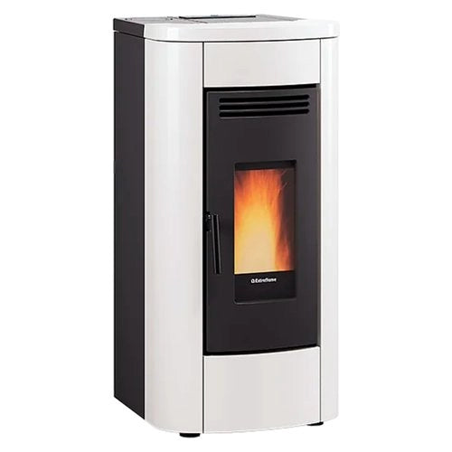 Stufa pellet extraflame 1297102 klaudia ad evo white
