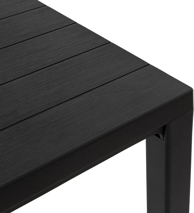 Tavolo da Giardino in Resina Antracite Davide 147 x 88 x 74 cm Toomax