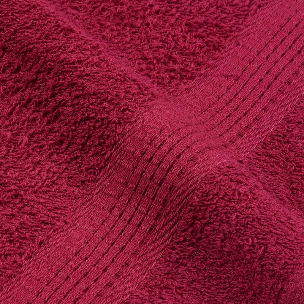 Asciugamani per sauna FROGN 4 pz | Teli per bagno Bordeaux 80x200 cm 360 g/m2