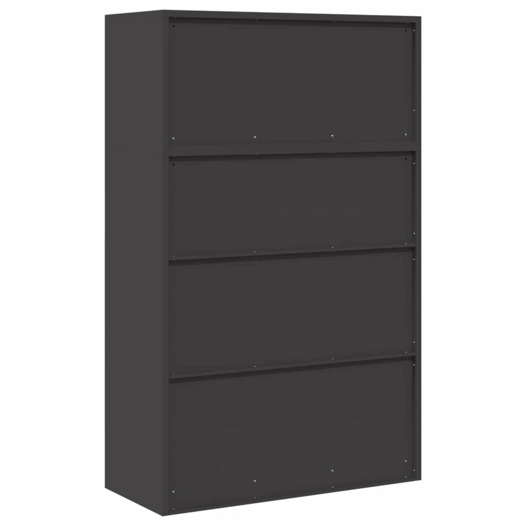Armadio 2 pz Nero 90 x 40 x 145 cm Acciaio Bloccabile 3438645