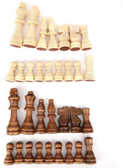 Sistema da Scacchi in Legno - 32 Pezzi - Ideale per Bambini e Adulti - Giocattolo Educativo - Gioco Strategico - Adatto per